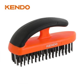 Kendo 31402 Συρμάτινη Βούρτσα Χειρός 16?7,5?5,2cm Kendo 31402 Συρμάτινη Βούρτσα Χειρός 16?7,5?5,2cm