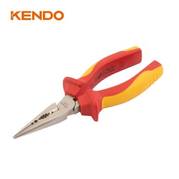 Kendo 11031 Μυτοτσίμπιδο Ίσιο Ηλεκτρολόγου 1000V VDE 160mm / 6 Kendo 11031 Μυτοτσίμπιδο Ίσιο Ηλεκτρολόγου 1000V VDE 160mm / 6