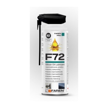 Faren 972SDER02 F72 Σπρέι Σιλικόνης για Βιομηχανίες Τροφίμων 400ml