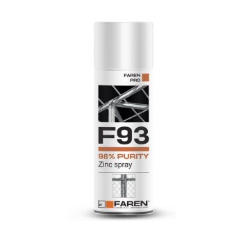 Faren 973003R02 Σπρέι Γαλβανισμού F93 Zinco με Μεταλλικό Εφέ Γκρι 400ml Faren 973003R02 Σπρέι Γαλβανισμού F93 Zinco με Μεταλλικό Εφέ Γκρι 400ml