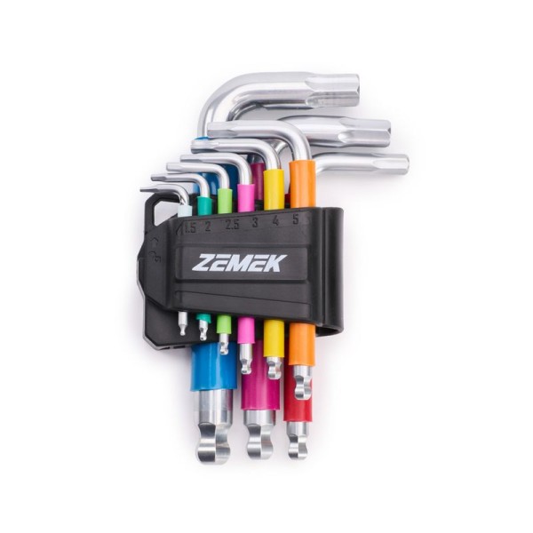 ZEMEK ZK-G20 Σετ Κλειδιών Allen Μπίλιας 1.5-10mm 9ΤΜΧ
