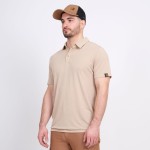 Nine Worths 1172-XL Chuck Μπλούζα Εργασίας Πόλο Καμελ NoXL