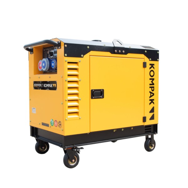 Kompak KD20000SE-T Αθόρυβη Γεννήτρια Πετρελαίου 18,8kVA 400V / 14kW 230V με AVR