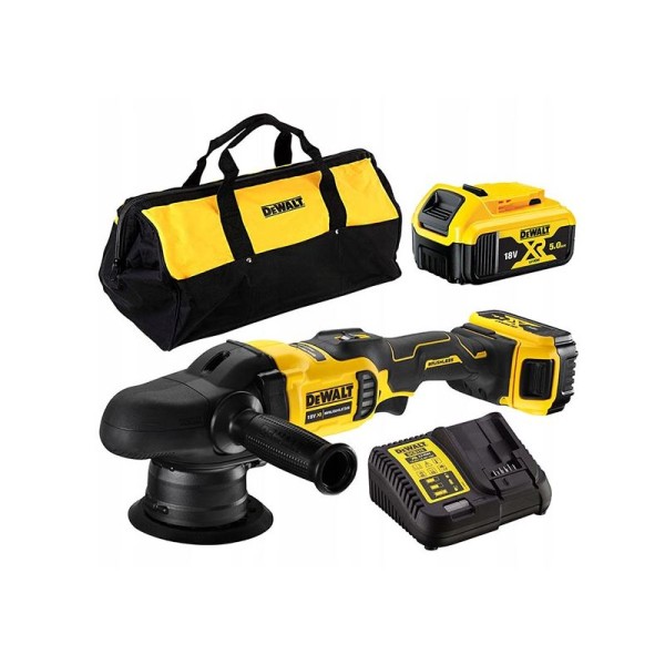 Dewalt DCM848P2 Αλοιφαδόρος Έκκεντρος Περιστροφικός 18V Xr 2x5.0Ah Ηλεκτρικά Εργαλεία