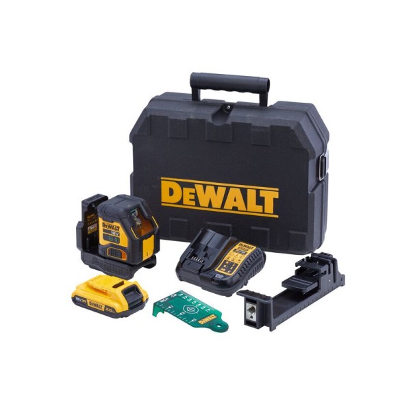 Dewalt DCLE34021D1 Λείζερ Επίπεδο Αλφάδι Πράσινο 18V 1x2Ah Li-Ion Dewalt DCLE34021D1 Λείζερ Επίπεδο Αλφάδι Πράσινο 18V 1x2Ah Li-Ion