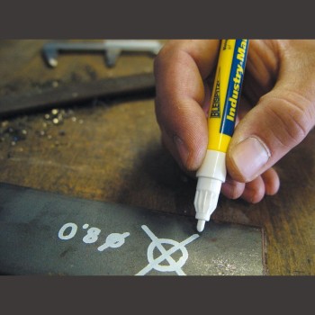 Bleispitz 0976-1 Μαρκαδόρος Βαφής 1-2mm/3,0ml Άσπρο