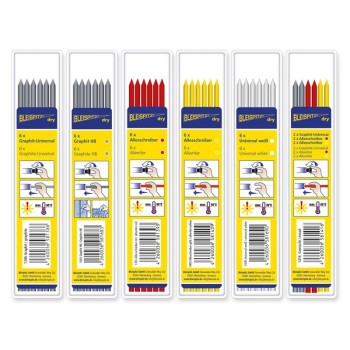 BLEISPITZ 1386 Ανταλλακτικά Graphite για Bleispitz 6 τεμ BLEISPITZ 1386 Ανταλλακτικά Graphite για Bleispitz 6 τεμ