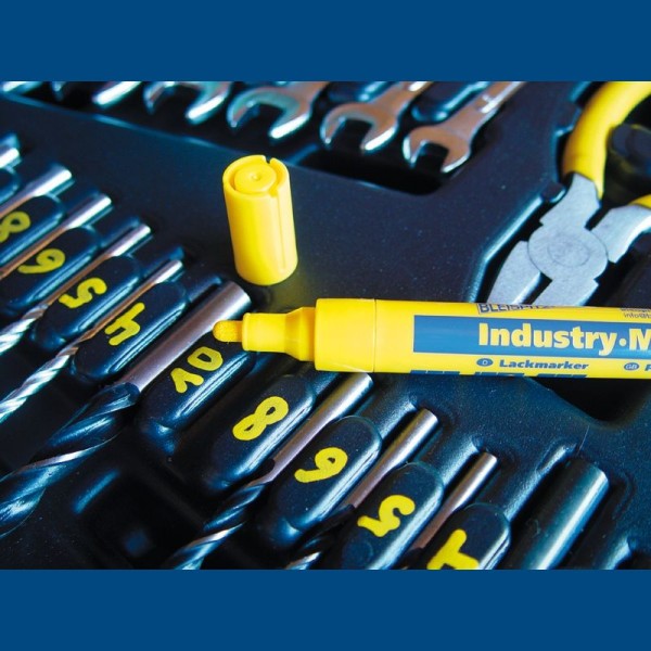 Bleispitz 0525-1 Μαρκαδόρος Κίτρινο για Σήμανση & Σκούρες Επιφάνειες 4mm/8ml