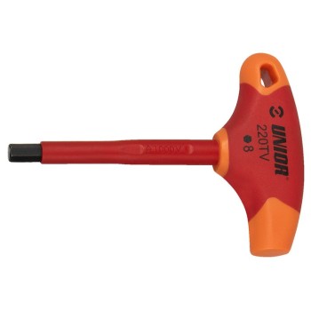 Unior 619134 Κλειδιά ALLEN Τ Μονωμένα - 220TV ΝΟ.6 