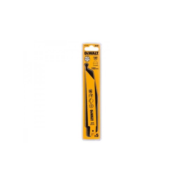 DT2348 Σετ Λάμες Κοβαλτίου Κοπής Ξύλου 152x1.8-2.5 m 5τεμ DEWALT Ηλεκτρικά Εργαλεία