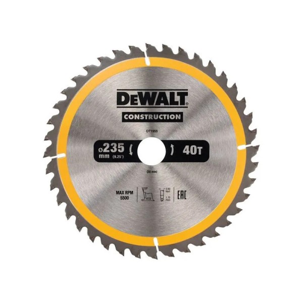 Dewalt DT1951 Δίσκος Κοπής 184 X 20 X 24T Ηλεκτρικά Εργαλεία
