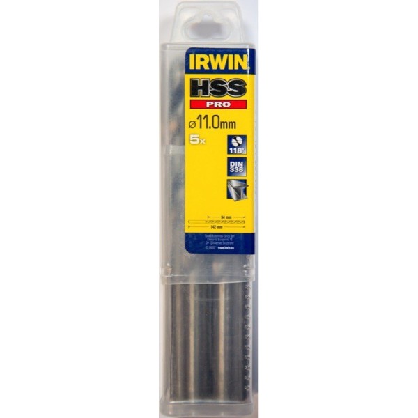 Irwin 10502341 Τρυπάνια Μετάλλου HSS 11x142mm 5ΤΜΧ 