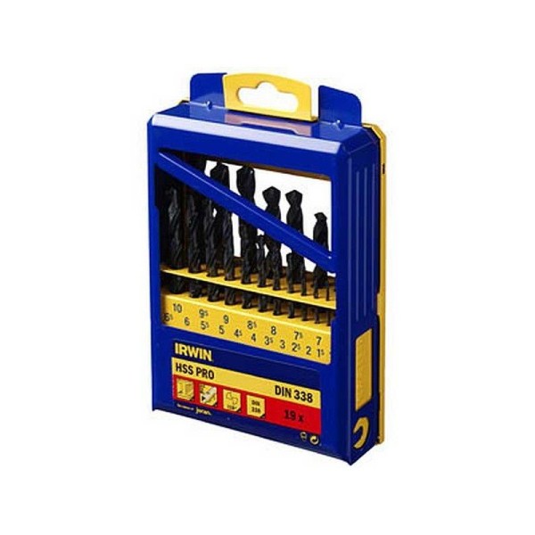 Irwin 10502502 Σετ Τρυπάνια Μετάλλου HSS 19TMX 