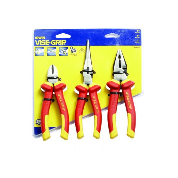 Irwin 10505519 Σετ Πενσών Ηλεκτρολόγου VDE 3ΤΜΧ 