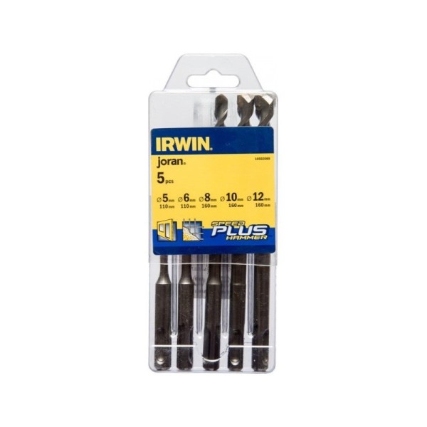 Irwin 10502089 Σετ Διαμαντοτρύπανα SDS Plus 5-12mm 5TMX 
