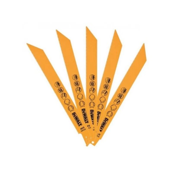 Dewalt DT2406 Λάμες Σεγάτσας Γενικής Χρήσης 203 X 2.4-4.6 mm 5-10 Σετ 5 Τεμαχίων Ηλεκτρικά Εργαλεία Dewalt DT2406 Λάμες Σεγάτσας Γενικής Χρήσης 203 X 2.4-4.6 mm 5-10 Σετ 5 Τεμαχίων Ηλεκτρικά Εργαλεία