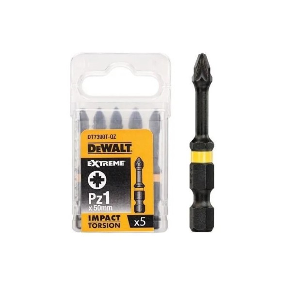 Dewalt DT7390T σετ Μύτες PZ 1 X 50mm 5 Tεμαχίων Torsion Ηλεκτρικά Εργαλεία