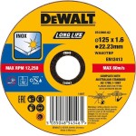 Dewalt DT43906 Δίσκος Ιnox Υψηλών Επιδόσεων 125 x 1.6 Ηλεκτρικά Εργαλεία