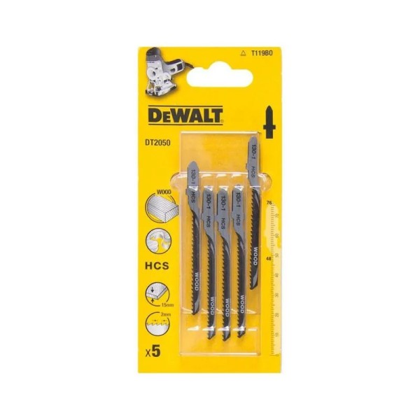 Dewalt DT2050 Λάμα Σέγας 76 X 48 X 2mm Σετ 5 Τεμάχια Ηλεκτρικά Εργαλεία