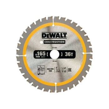 Dewalt DT1950 Δίσκος Κοπής Φορητών Δισκοπρίωνων 165 X 20 X 36T Ηλεκτρικά Εργαλεία