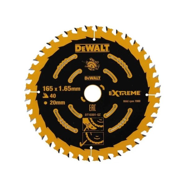 Dewalt DT10301 Δίσκος 165 x 20 40T Ηλεκτρικά Εργαλεία Dewalt DT10301 Δίσκος 165 x 20 40T Ηλεκτρικά Εργαλεία