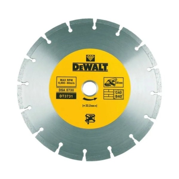 Dewalt DT3731 Διαμαντόδισκος 230 X 2.4mm Ηλεκτρικά Εργαλεία
