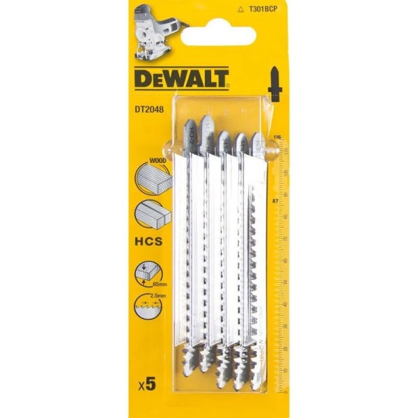 Dewalt DT2048 Λάμα Σέγας 116 X 87 X 2.5 mm Σετ 5 Τεμαχίων Ηλεκτρικά Εργαλεία