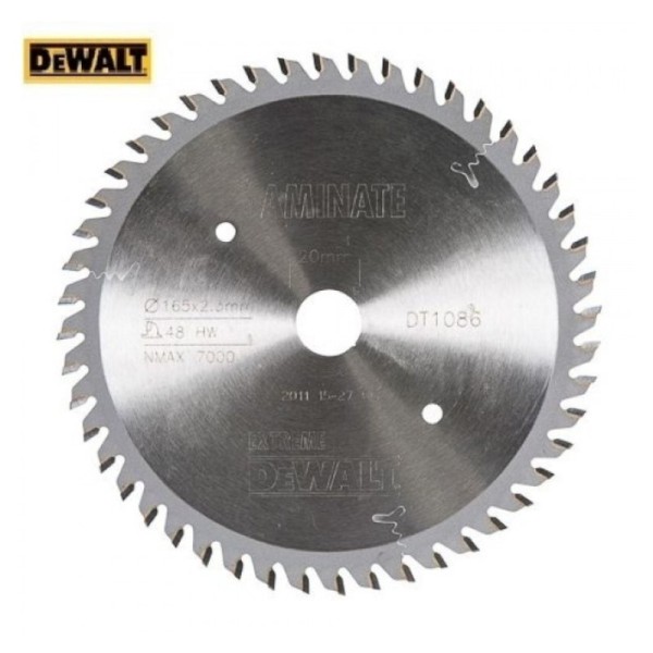 Dewalt DT1086 Δίσκος Κοπής για Μελαμίνη 165/20 Ηλεκτρικά Εργαλεία Dewalt DT1086 Δίσκος Κοπής για Μελαμίνη 165/20 Ηλεκτρικά Εργαλεία
