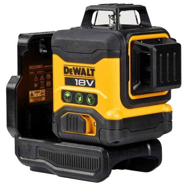 Dewalt DCLE34031N Λέιζερ Αυτορυθμιζόμενο 18V 3x360° Πράσινο (Solo) Εργαλεία Χειρός