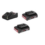 Σετ Bosch 1 X 2607226251 Φορτιστής  GAL 18V - 40 Kαι 2 Χ 1607Α350BG Μπαταρίες 2.0Αh Ηλεκτρικά Εργαλεία