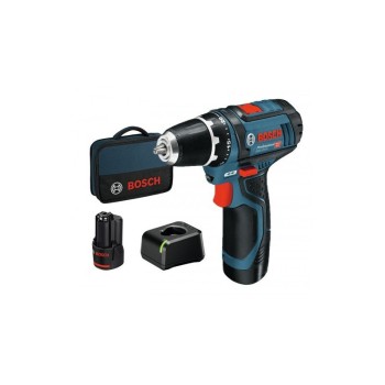 Bosch 060186810F GSR 12V-15 Δραπανοκατσάβιδο 12V 2x2.0Ah Li-Ion Ηλεκτρικά Εργαλεία