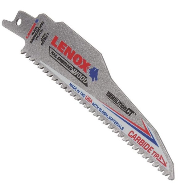 LENOX 1832118 Λάμα σπαθοσέγας 152mm για ξύλο με καρφί LENOX 1832118 Λάμα σπαθοσέγας 152mm για ξύλο με καρφί