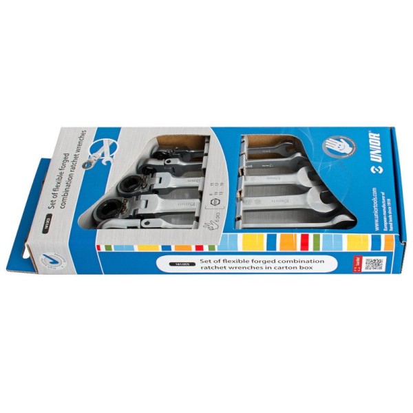 Unior 623710 Συλλογή Σπαστών Σφυρ/των Κλειδιών Καστάνιας σε Χαρ/νο Κουτί 161/2CS 