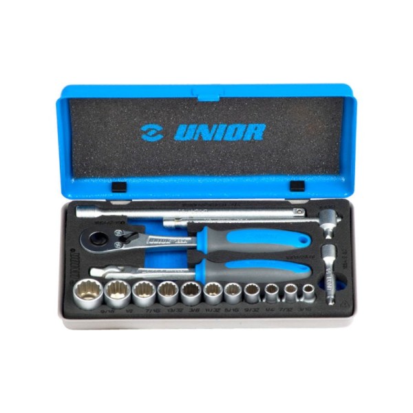 Unior 619414 Συλλογή Kαρυδάκια 1/4 σε Mεταλλική Kασετίνα 3/16 Unior 619414 Συλλογή Kαρυδάκια 1/4 σε Mεταλλική Kασετίνα 3/16