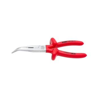 Unior 619192 Μακρυά Kυρτά Mυτοτσίμπιδα με Πλαγιοκόφτη Σωληνολαβή και Μόνωση Διπλής Επίστρωσης 200 