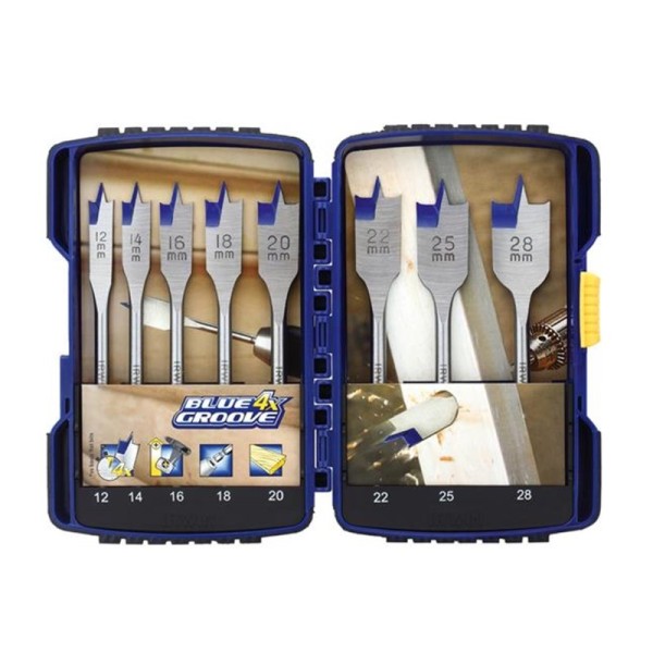 10507603 ΤΡΥΠΑΝΙΑ ΦΤΕΡΟΥ ΣΕΤ 14mm 4X Flatbit Set (8 ΤΕΜ) 