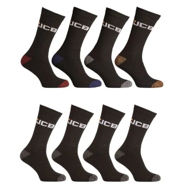 JCB JCB000073 Workwear Bumper Κάλτσες Εργασίας Ανδρικές 8 Ζεύγη 39-46 