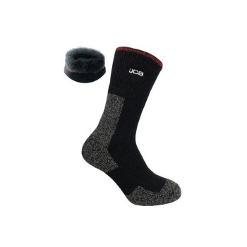 JCB JCB000104 Thermasocks Μάρο-Γκρί Κάλτσες Θερμικές Εργασίας Ανδρικές 1 Ζεύγος 39-46 