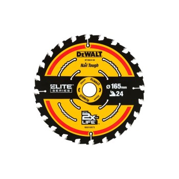 Dewalt DT10624 Δίσκος Κοπής Ξύλου 165x20mm 