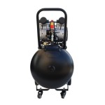 Zemek DOF1500x2-100 Αθόρυβος Αεροσυμπιεστής Χωρίς Λάδι με 2 Αντλίες 3.5HP 100Lt 8Bar 