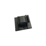 Zemek ZK-CC-12-3/4 Αυτοκόλλητες Βάσεις Καλωδίων 26x26mm ∅16mm Μάυρες 100ΤΜΧ 