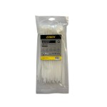 Zemek ZK-HD-250-10-N Δεματικά Καλωδίων 7.6x250mm Λευκά 100ΤΜΧ