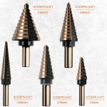 Kendo 1017 Σετ Τρυπάνια Κωνικά HSS 6TMX