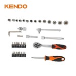 Kendo 90562 Σετ Καστάνια με Καρυδάκια 1/4' 42TMX