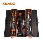 Kendo 90201 Σετ Εργαλειοθήκη Μεταλλική 3 Θέσεων με Εργαλεία 70TMX