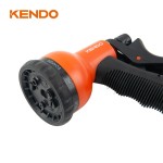 Kendo 60653 Ρυθμιζόμενο Πιστόλι Νερού 8 Ψεκασμών