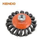 Kendo 76001429 Βούρτσα Λοξότομησης Μεταλλική O125mm M14?2mm