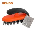 Kendo 31402 Συρμάτινη Βούρτσα Χειρός 16?7,5?5,2cm