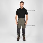 Nine Worths 1240-46 Ondra Παντελόνι Εργασίας Χακί No46