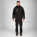 Nine Worths 1391-XL Morane Μπουφάν Εργασίας Softshell Μαύρο NoXL